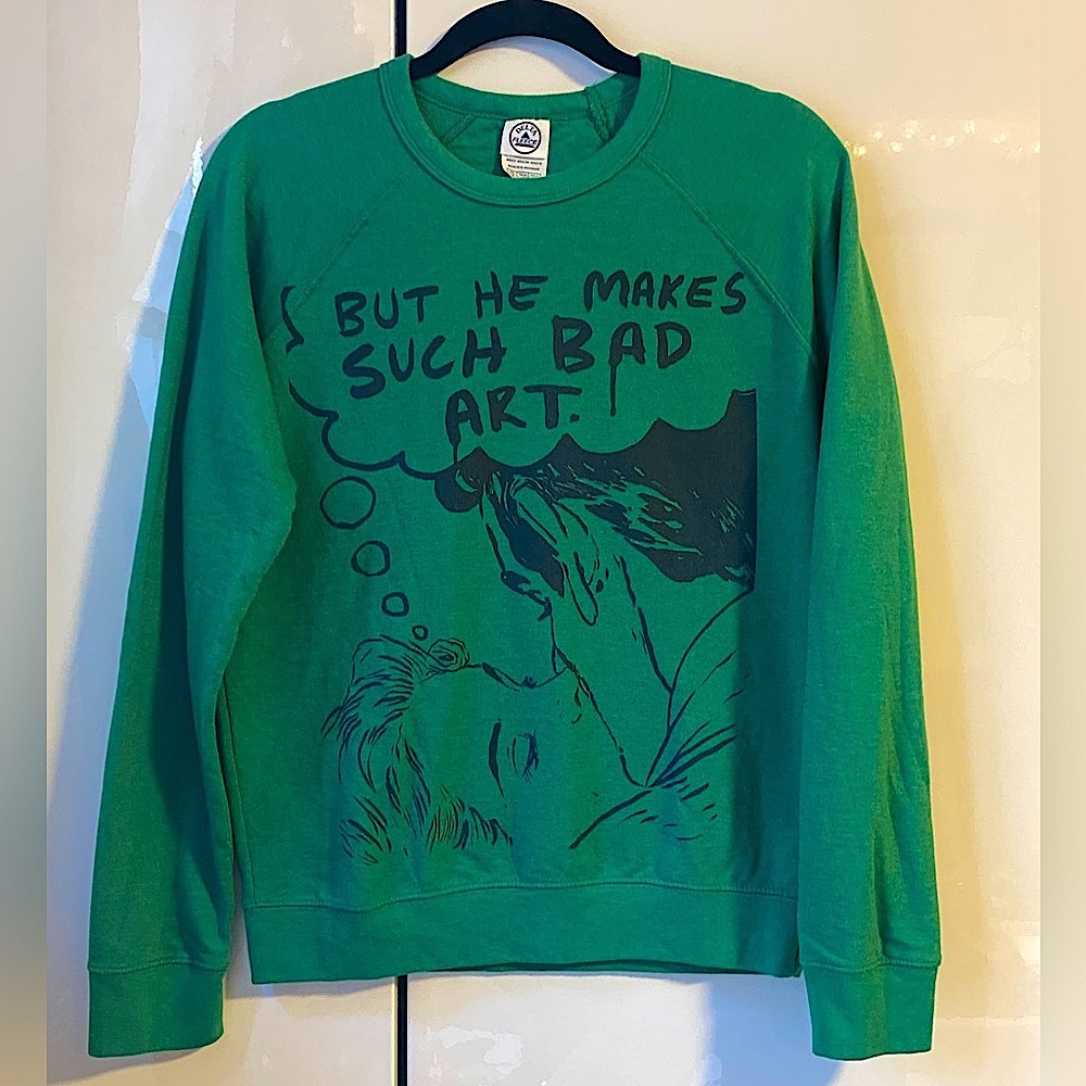 Heather Kelly Green Crewneck Sweatshirt 🌿 New Without Tags, Size Small